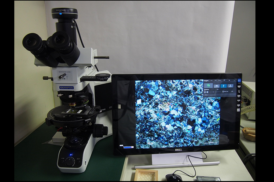 偏光顕微鏡観察